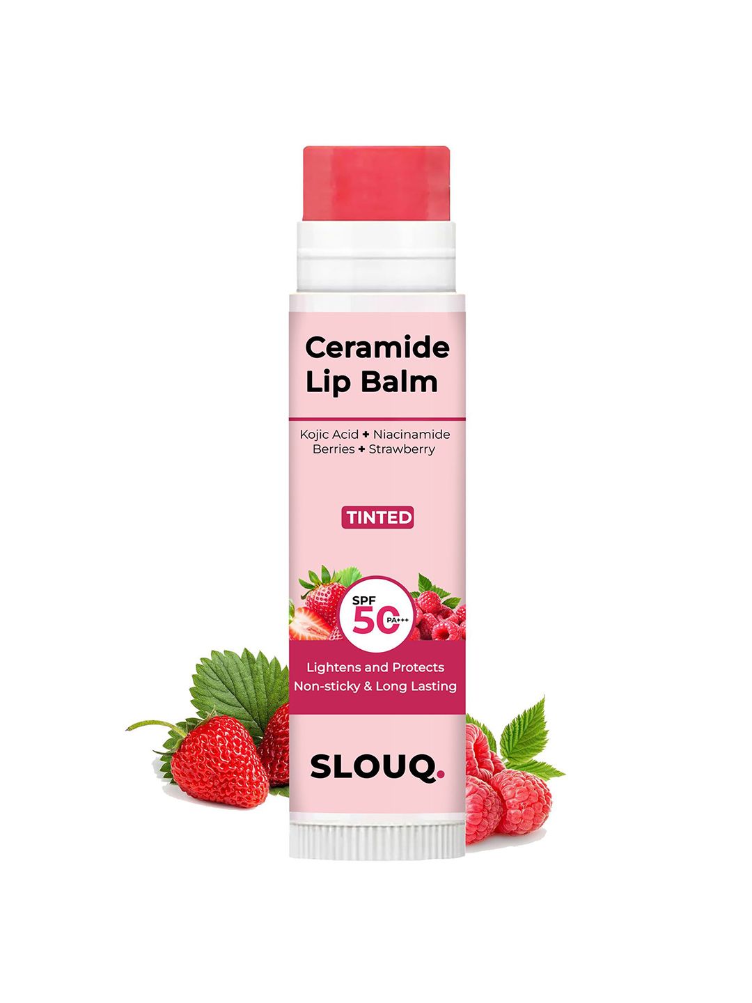 Slouq Ceramide SPF50 PA+++ Tinted Lip Balm With Kojic Acid & Niacinamide 5 g Natural Pink-picture-11
