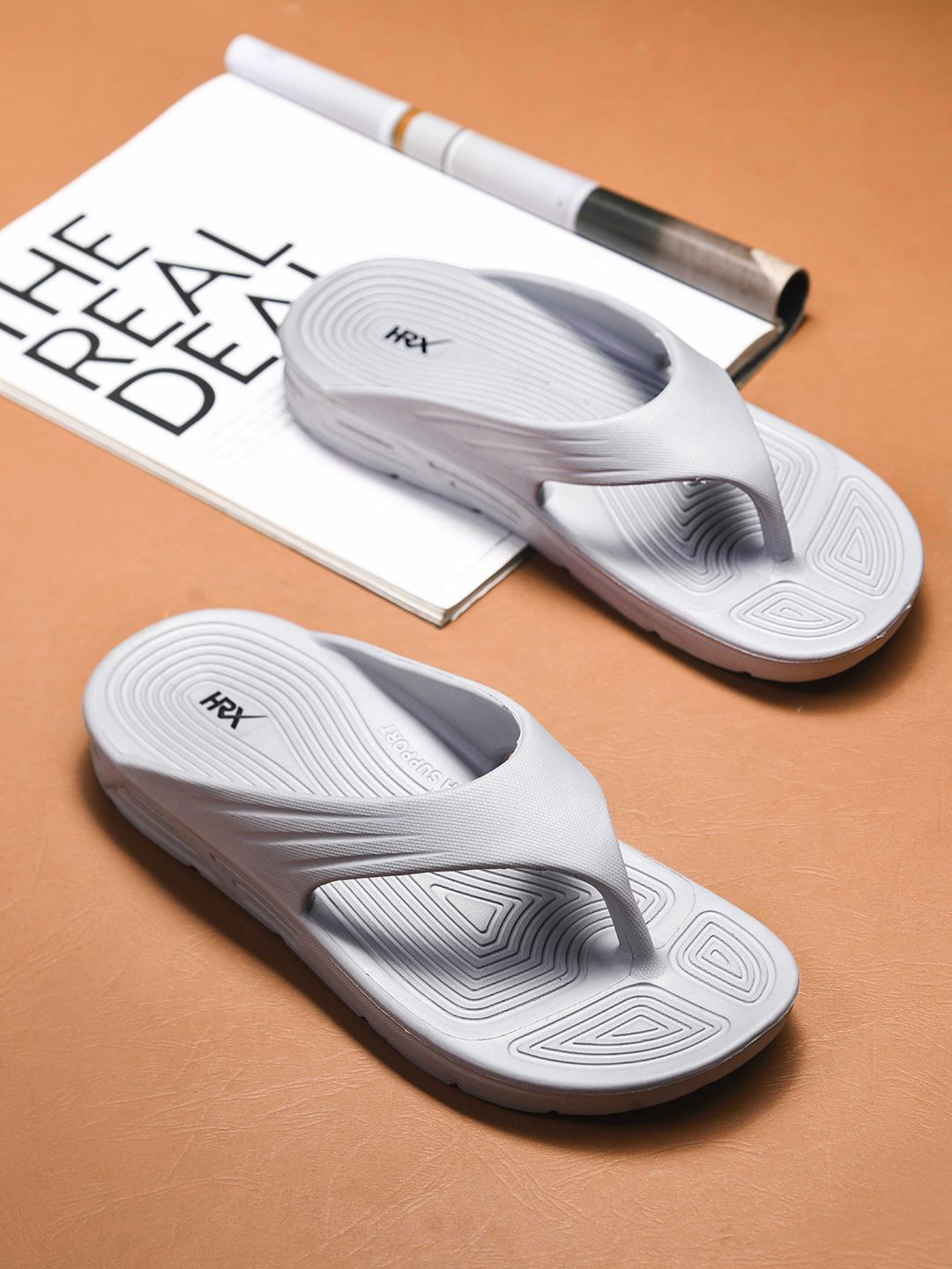 HRX by Hrithik Roshan Men Rubber Thong Flip-Flops-picture-54