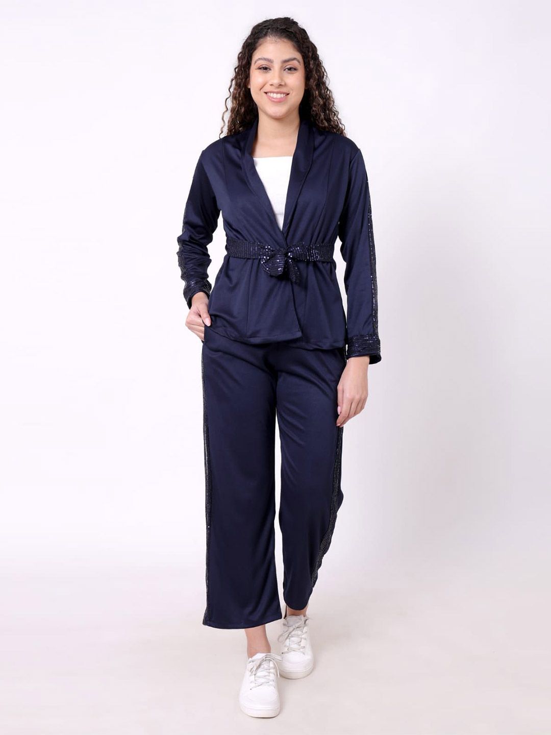 ORIEX THE ORIGINAL FASHION Girls Shawl Neck Tunic With Trousers-picture-14