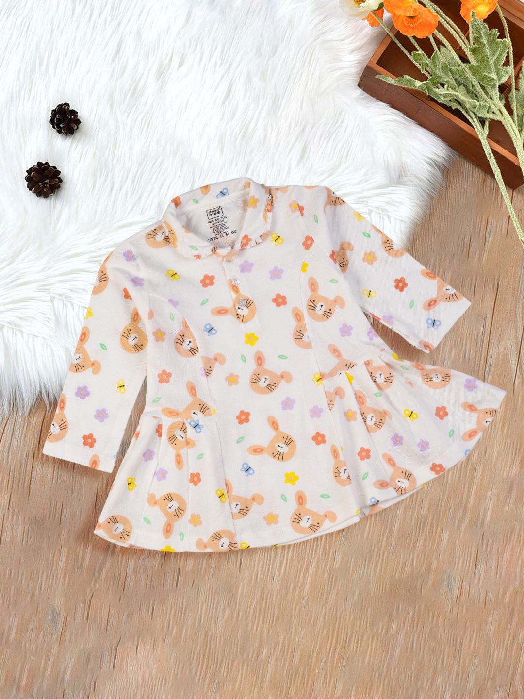 MeeMee Floral Embroidered Fit & Flare Dress-picture-33