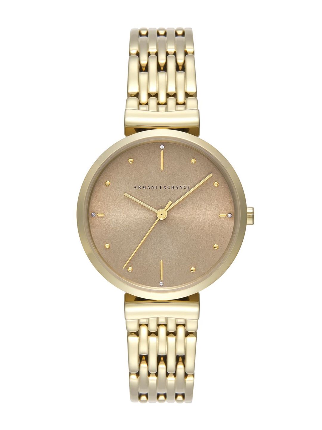 Armani Exchange Women Embellished Dial & Stainless Steel Straps Analogue Watch AX5916-picture-33