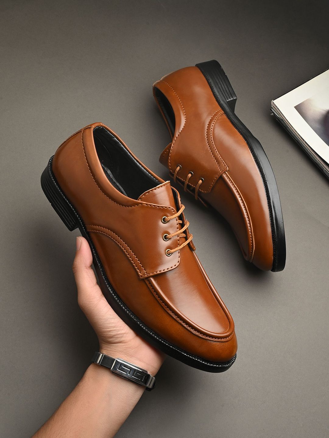 Provogue Men Round Toe Formal Derbys-picture-41