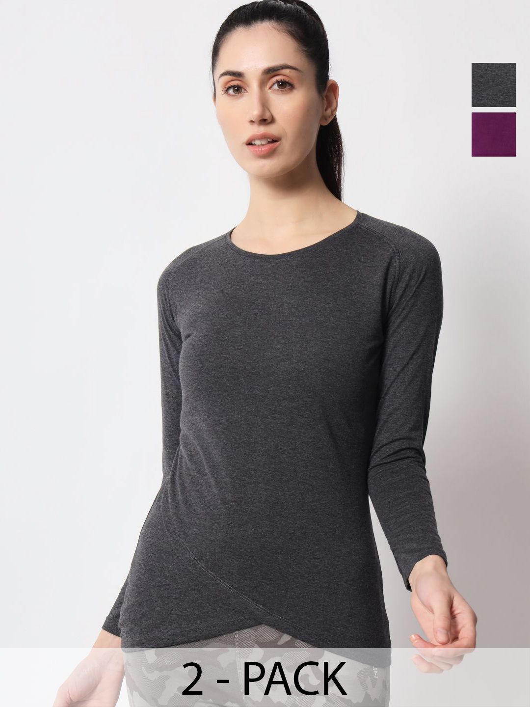 appulse Women 2 Raw Edge Slim Fit T-shirt-picture-40