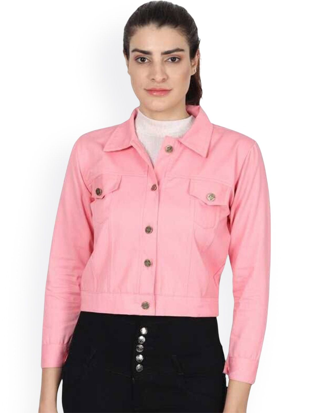 KASHIAN Women Denim Jacket with Embroidered-picture-49