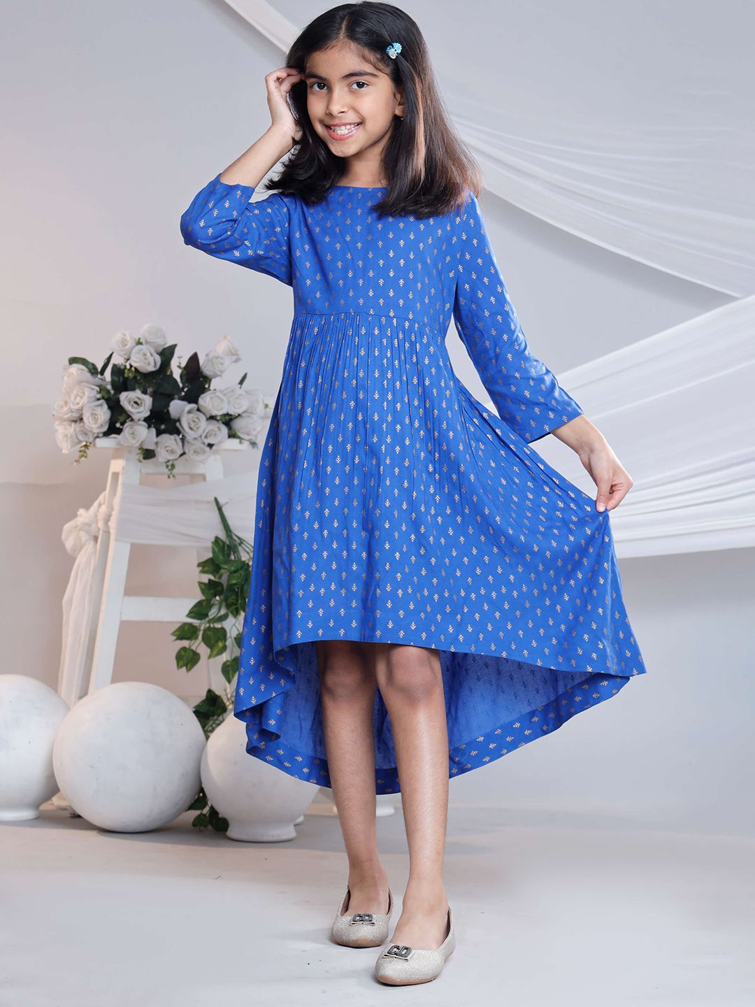 Nanci Print Fit & Flare Dress-image-31