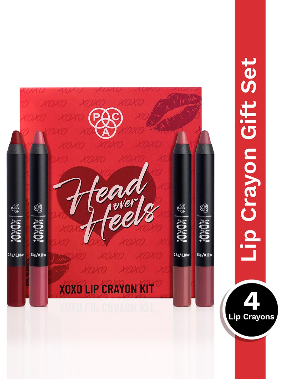 PAC Pack Of 4 XOXO Long Lasting Lip Crayon Kit 2.8g - Head Over Heels-image-43