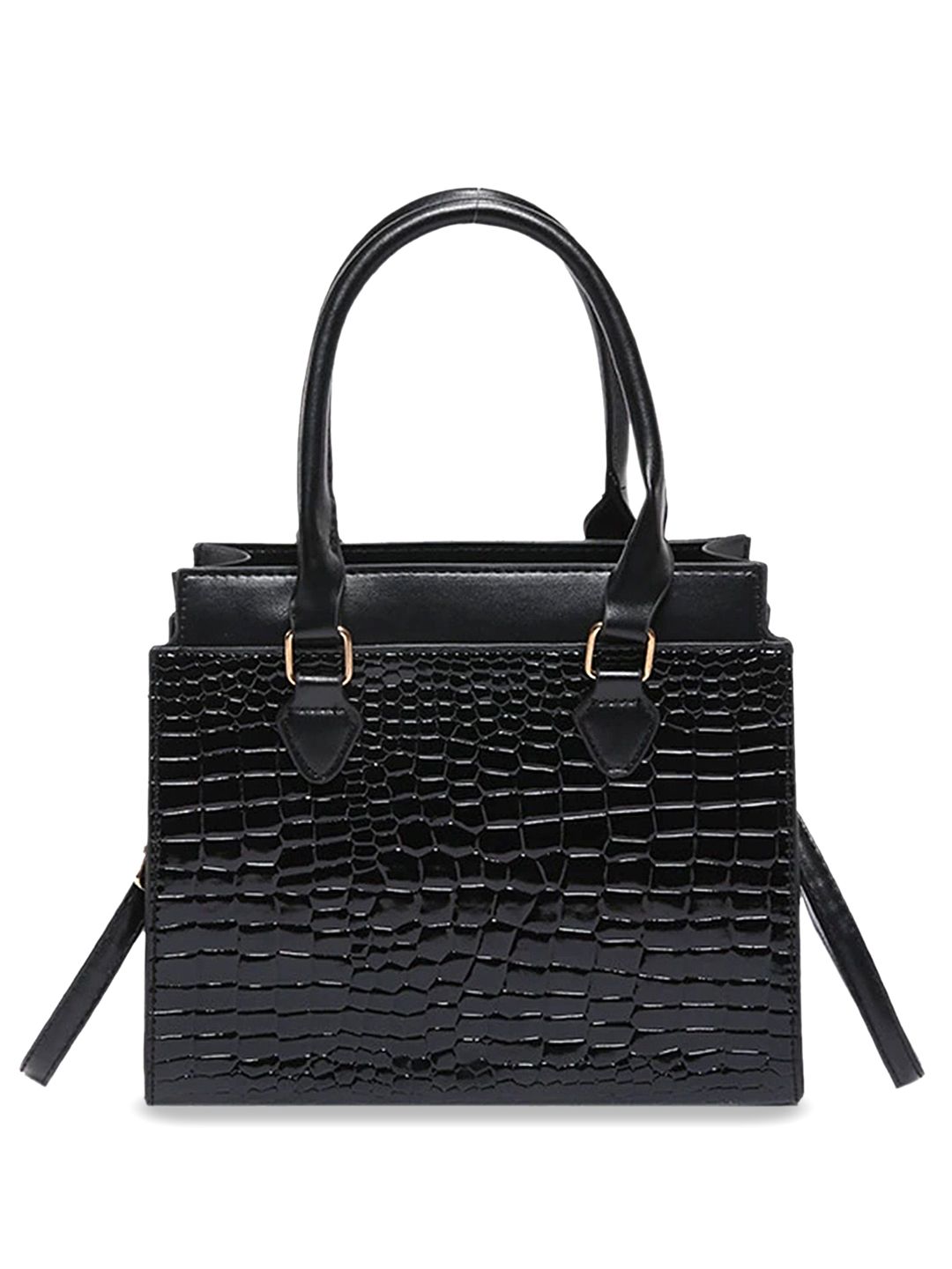 LULU & SKY Textured PU Structured Handheld Bag with Quilted-picture-45