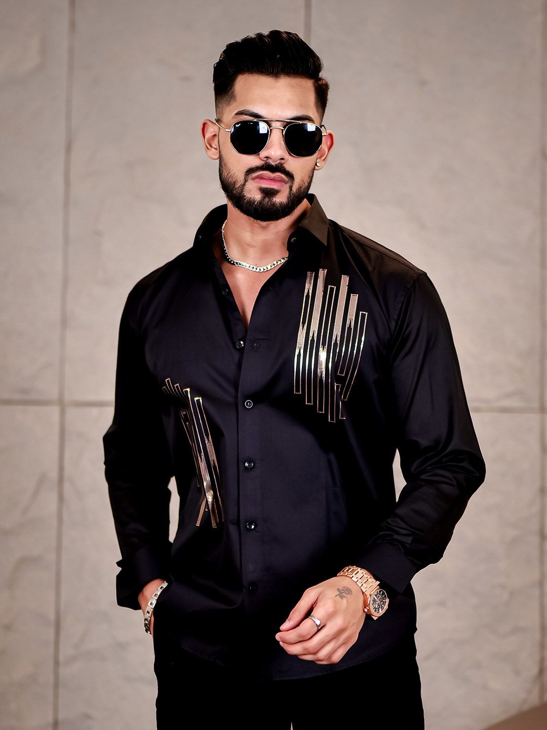 Foomer Men Standard Opaque Casual Shirt-picture-23