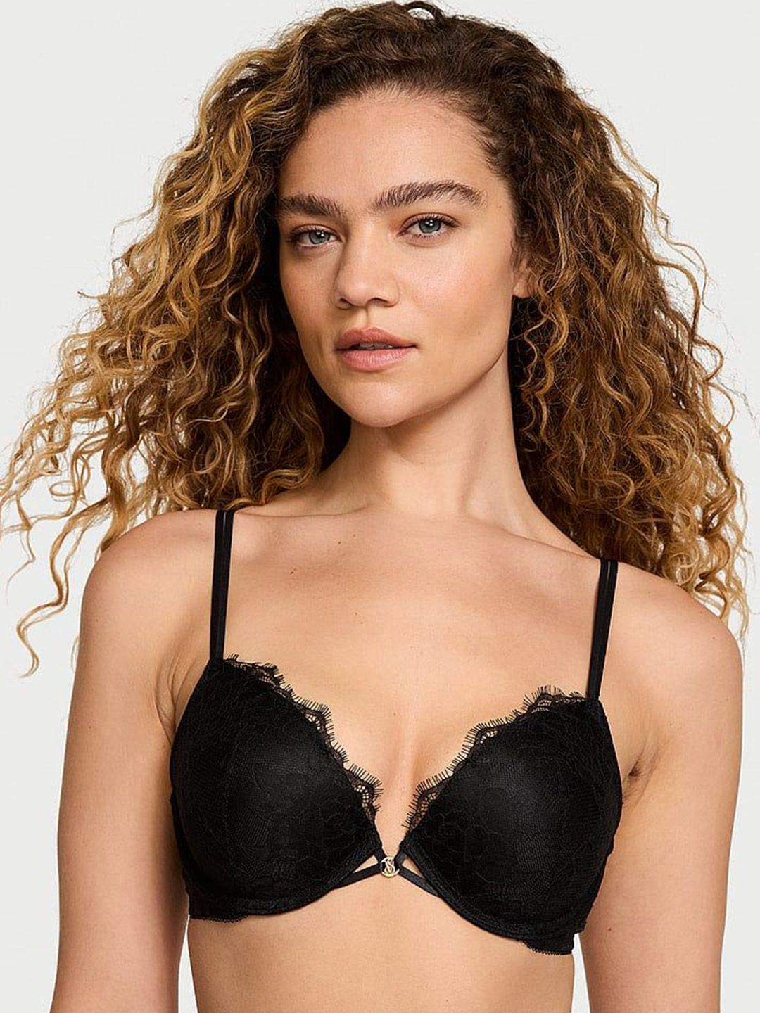 Victoria's Secret Floral Bra Medium Coverage Underwired Heavily Padded-picture-27