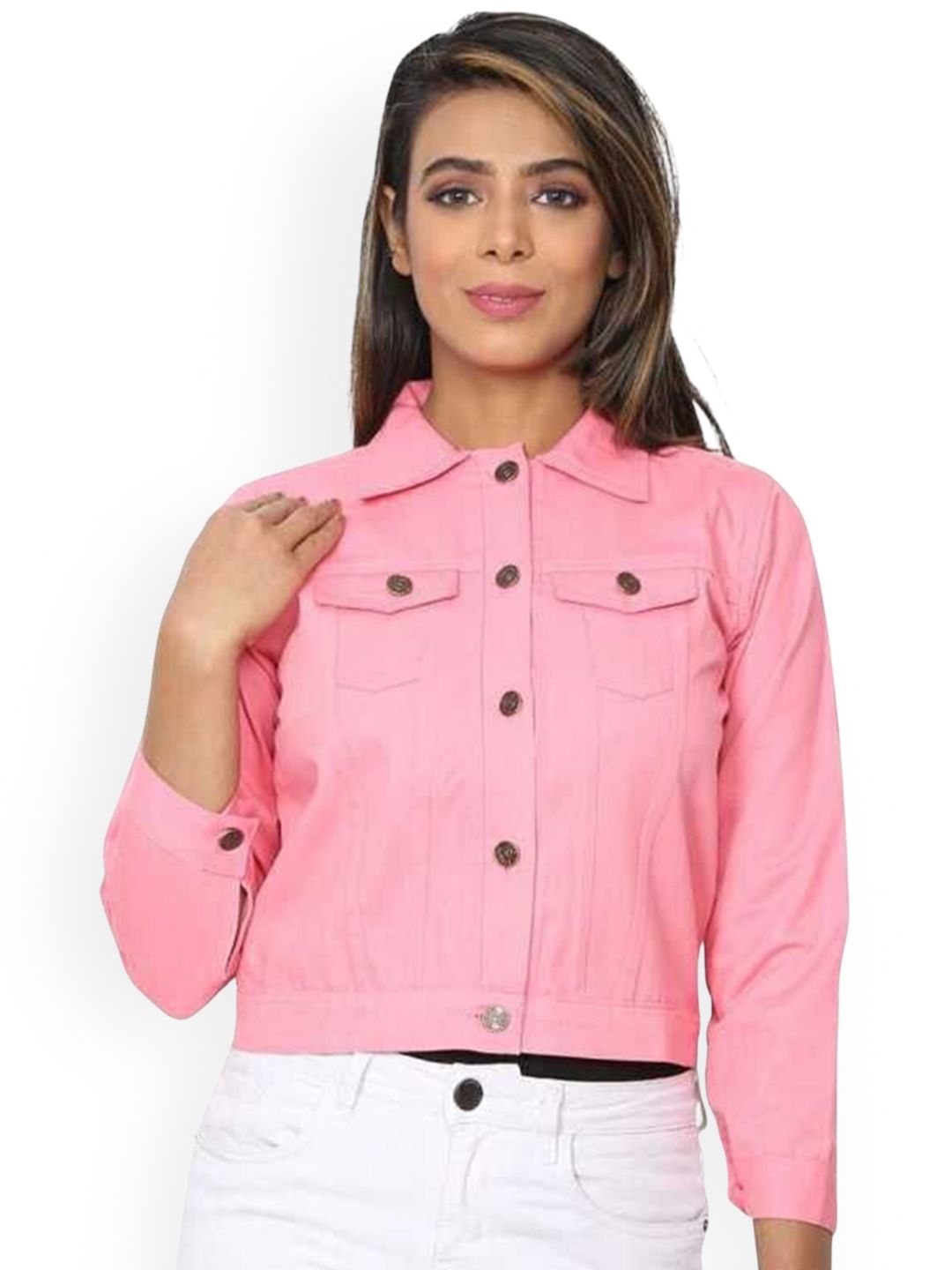 KASHIAN Women Denim Jacket with Embroidered-picture-48