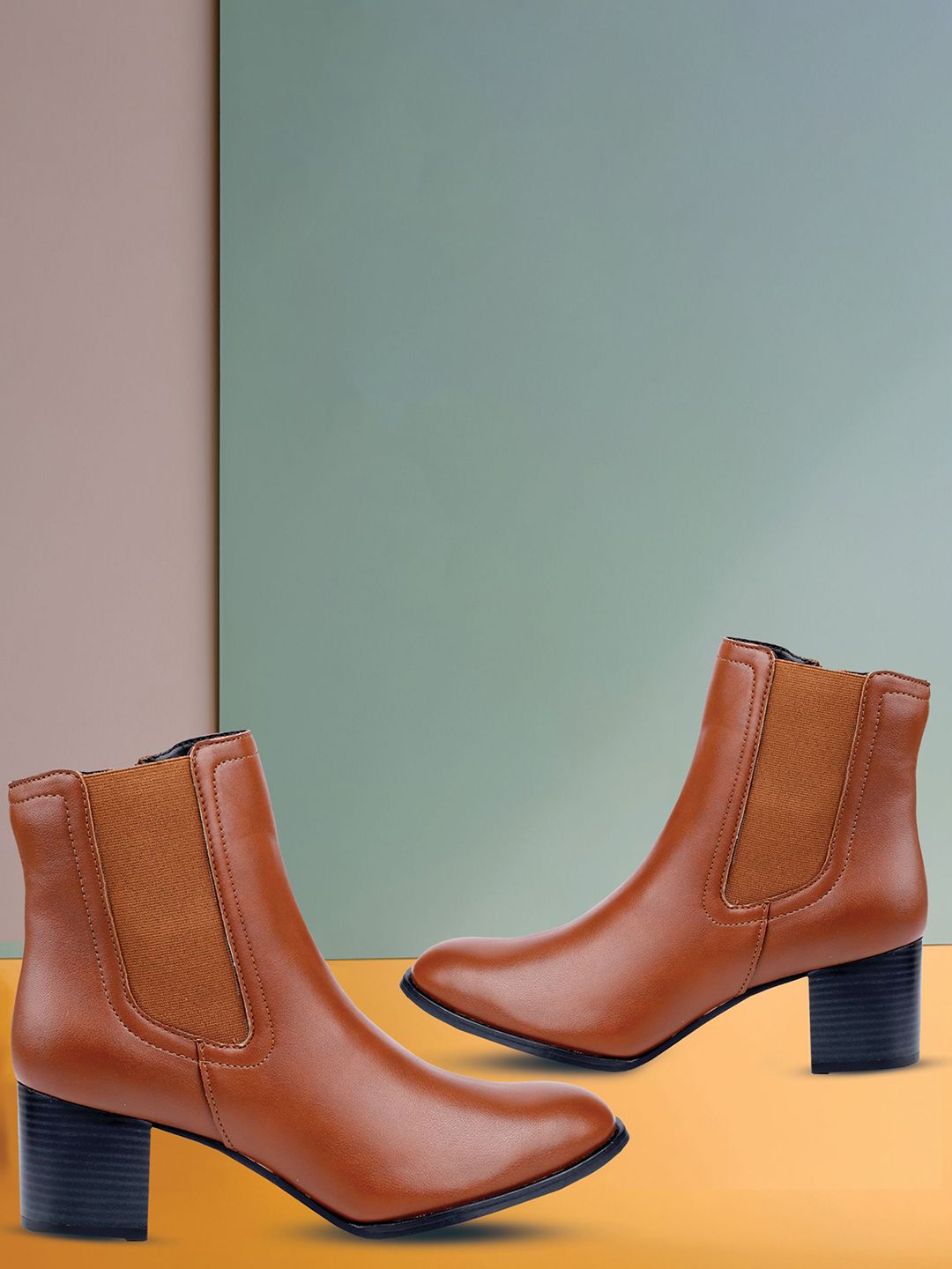 Bxxy PU Party High-Top Block Pumps-picture-11