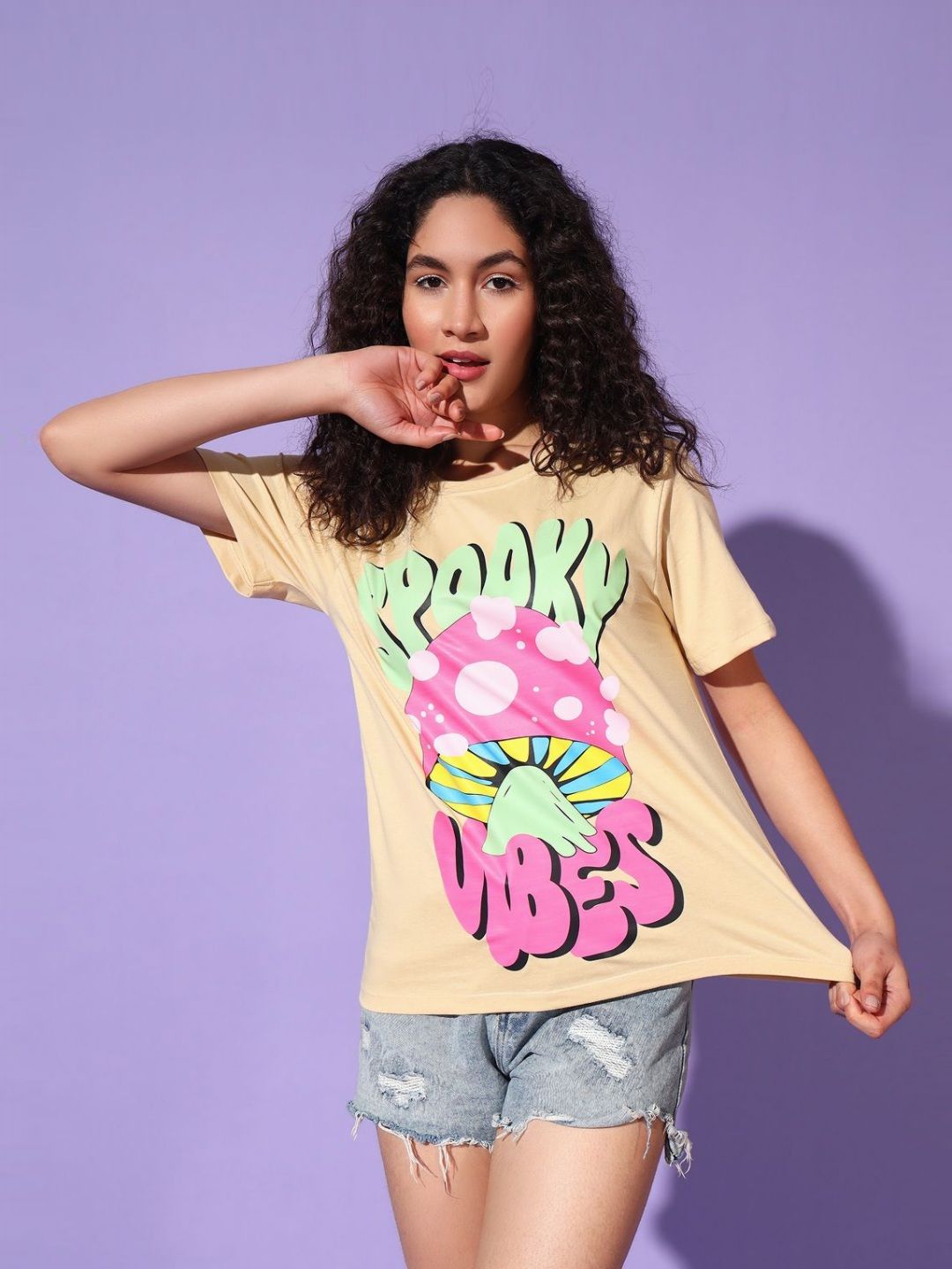 The Dry State Women Graphic Printed Round Neck Cotton T-shirt-picture-33