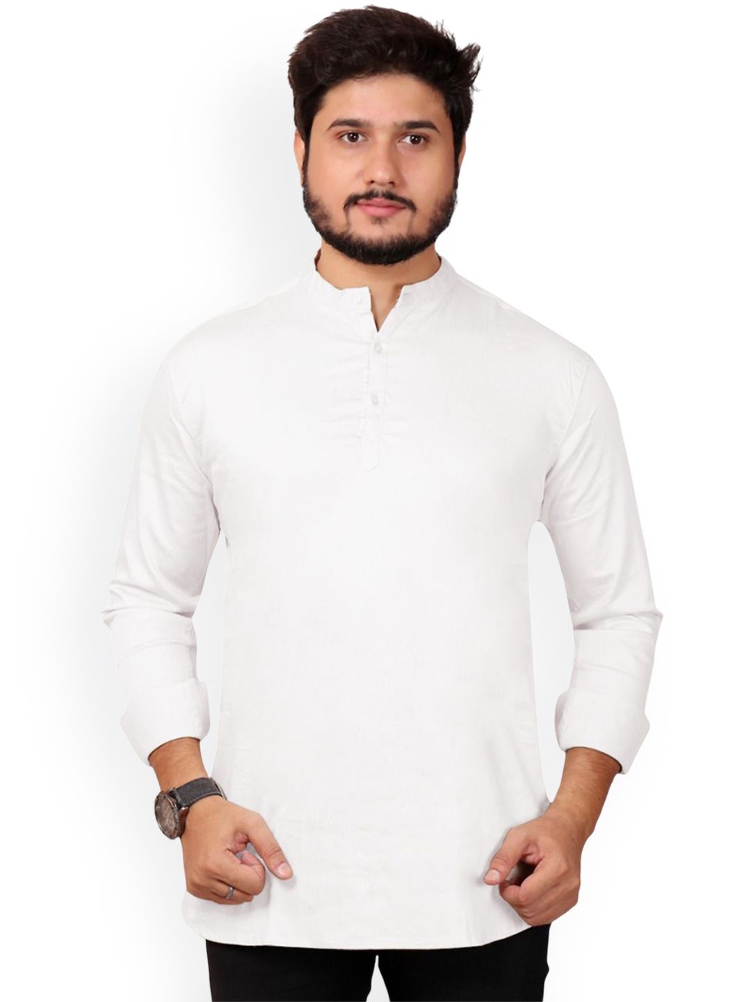 MADE IN THE SHADE Men Printed Chikankari Kurta-picture-22