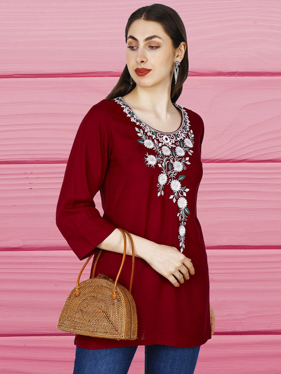 Sufiana Embroidered Tunic-image-32