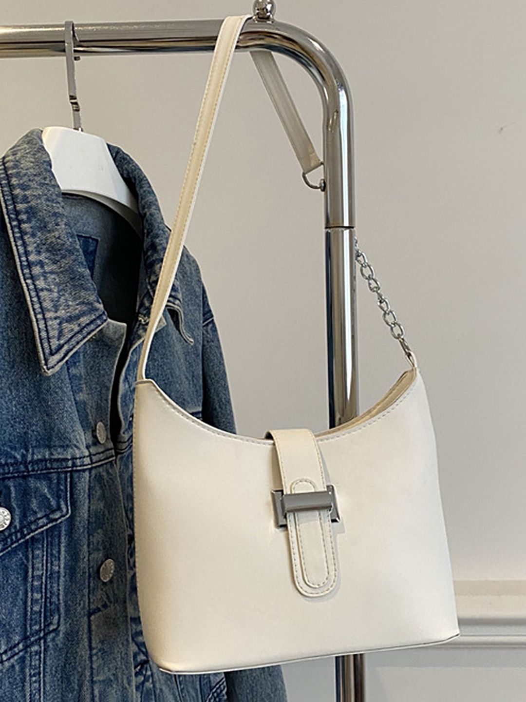 LULU & SKY Colourblocked PU Oversized Structured Handheld Bag-image-43