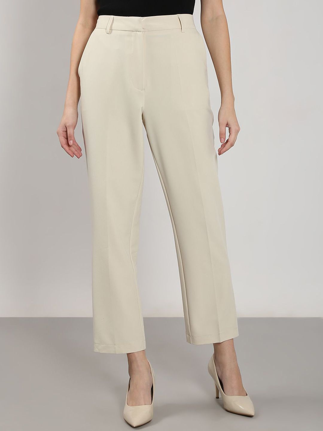 Vero Moda Women Straight Fit High-Rise Trousers-picture-20