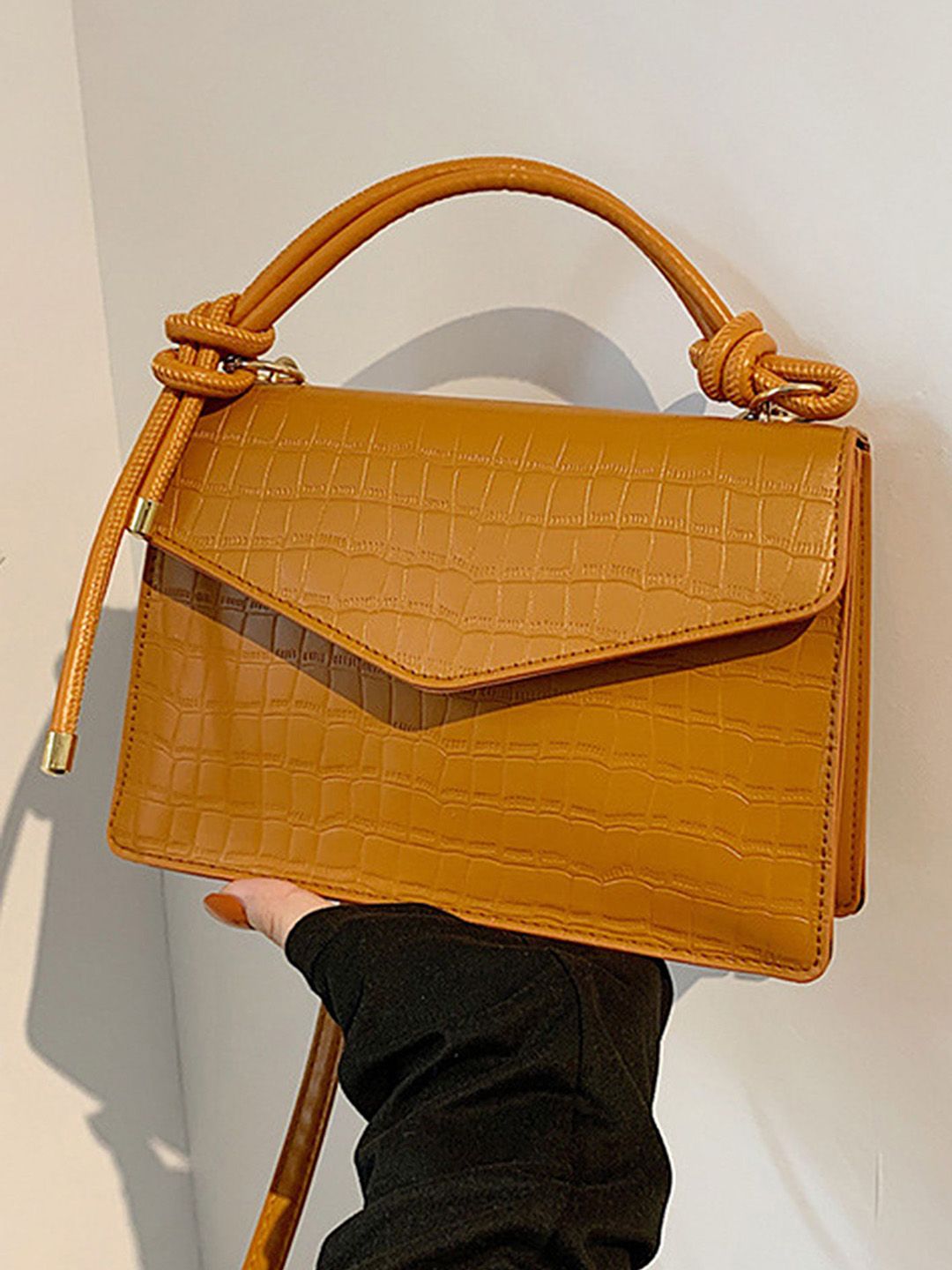 LULU & SKY PU Structured Handheld Bag-picture-26