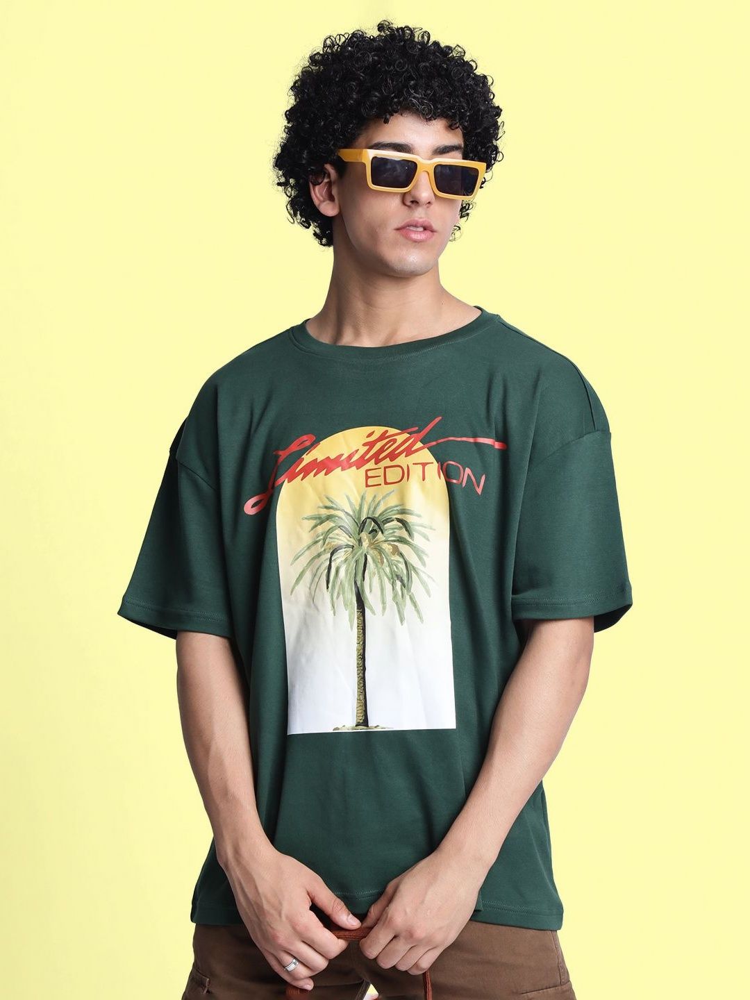 Bene Kleed Men Graphic Printed Round Neck Cotton Relaxed Fit T-shirt-picture-23