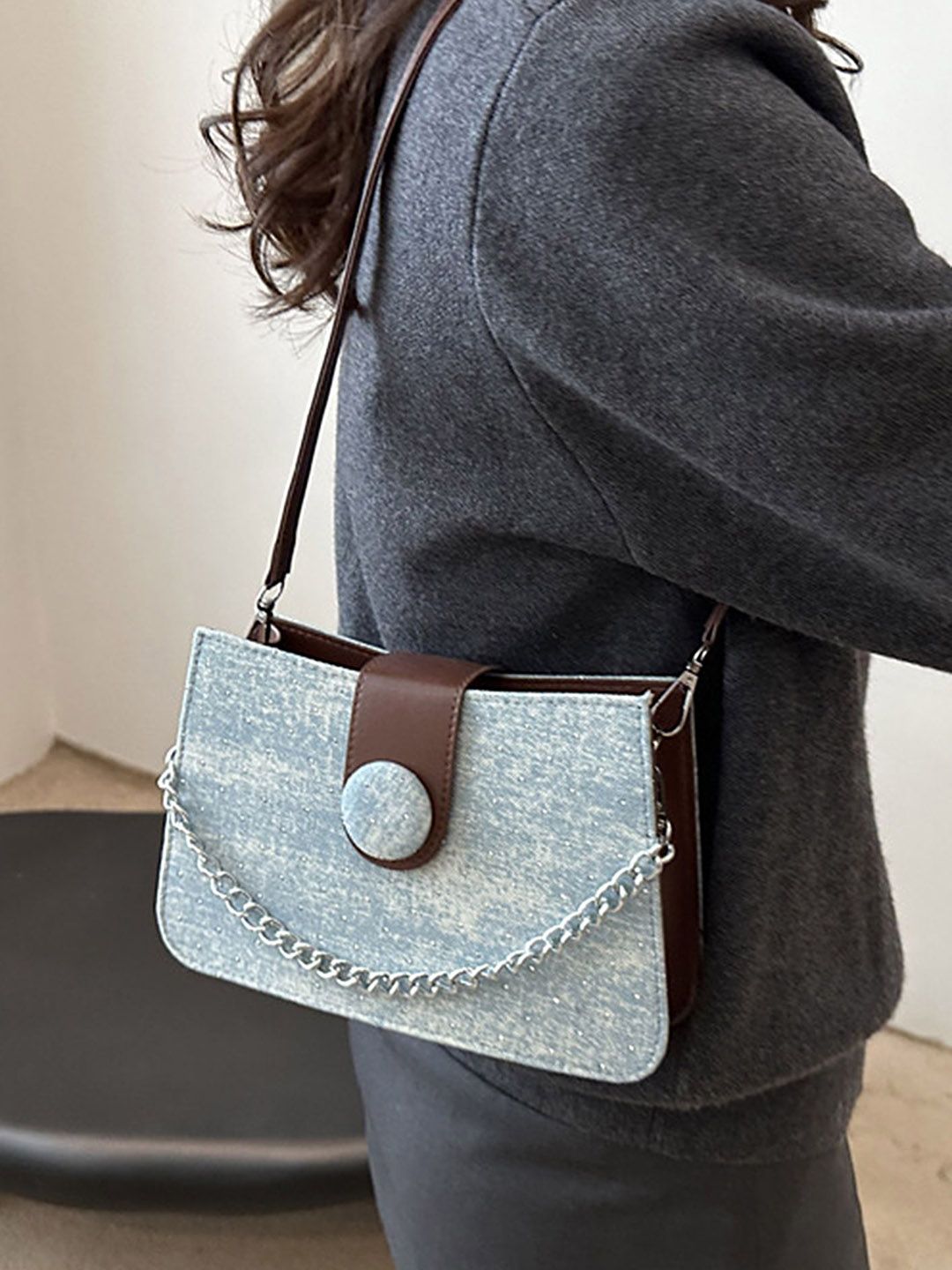 LULU & SKY Structured Handheld Bag-image-36