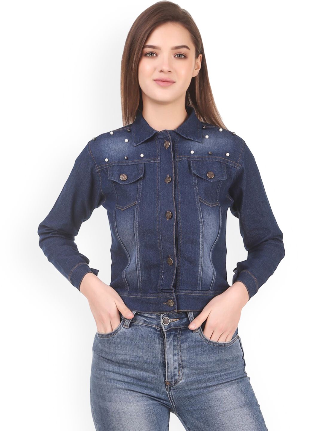 KASHIAN Women Denim Jacket-picture-46
