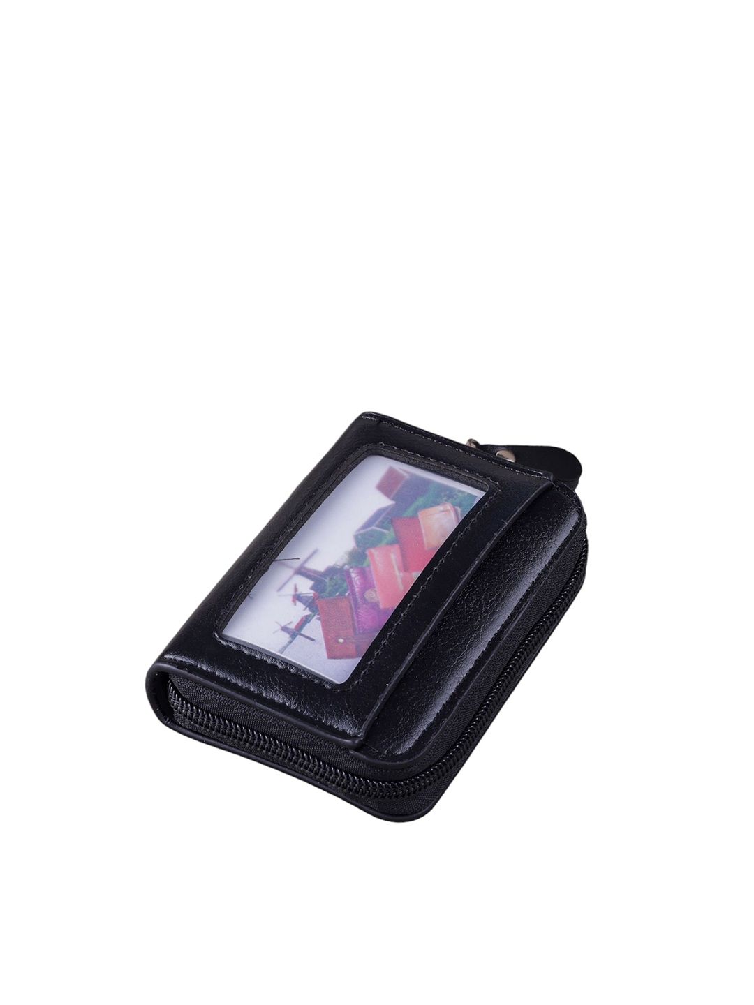 WATCHSTAR Men Zip Detail Leather Card Holder-picture-26