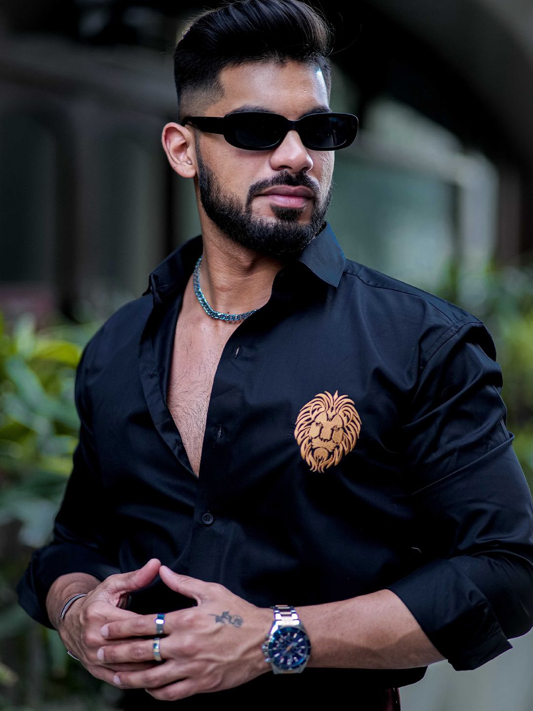 Foomer Men Standard Opaque Casual Shirt-picture-14