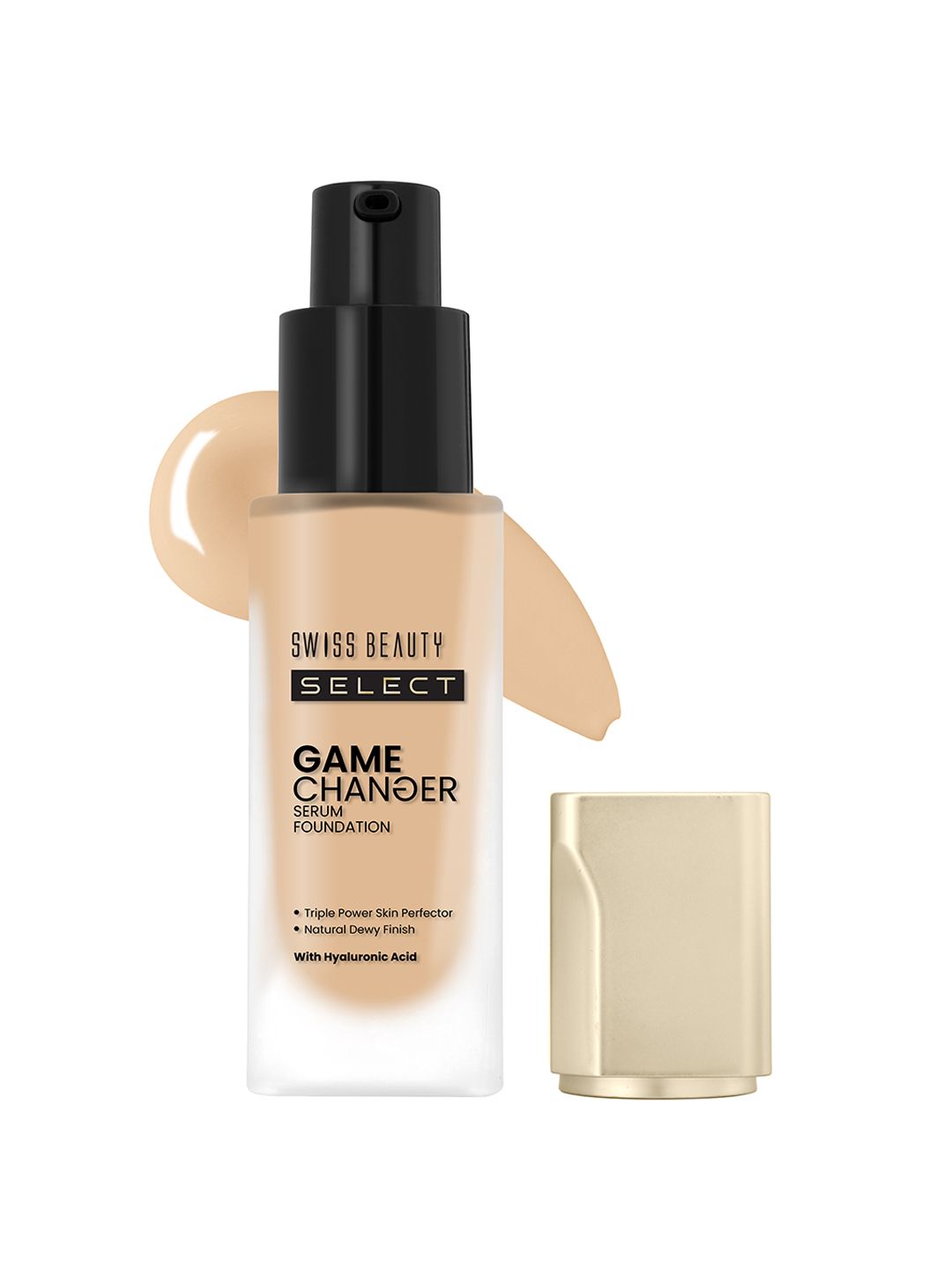 SWISS BEAUTY Game Changer Serum Foundation With Hyaluronic Aid 30g - Sand Beige-image-28