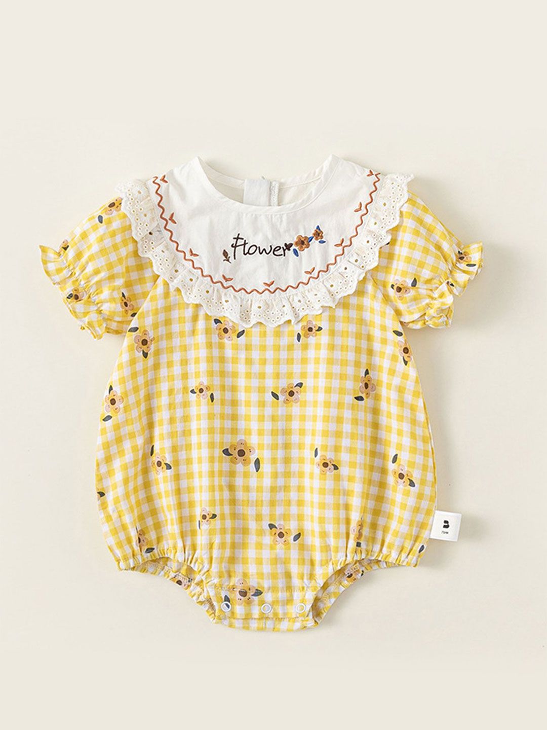 LULU & SKY Girls Basic Jumpsuit with Lace Inserts-picture-15