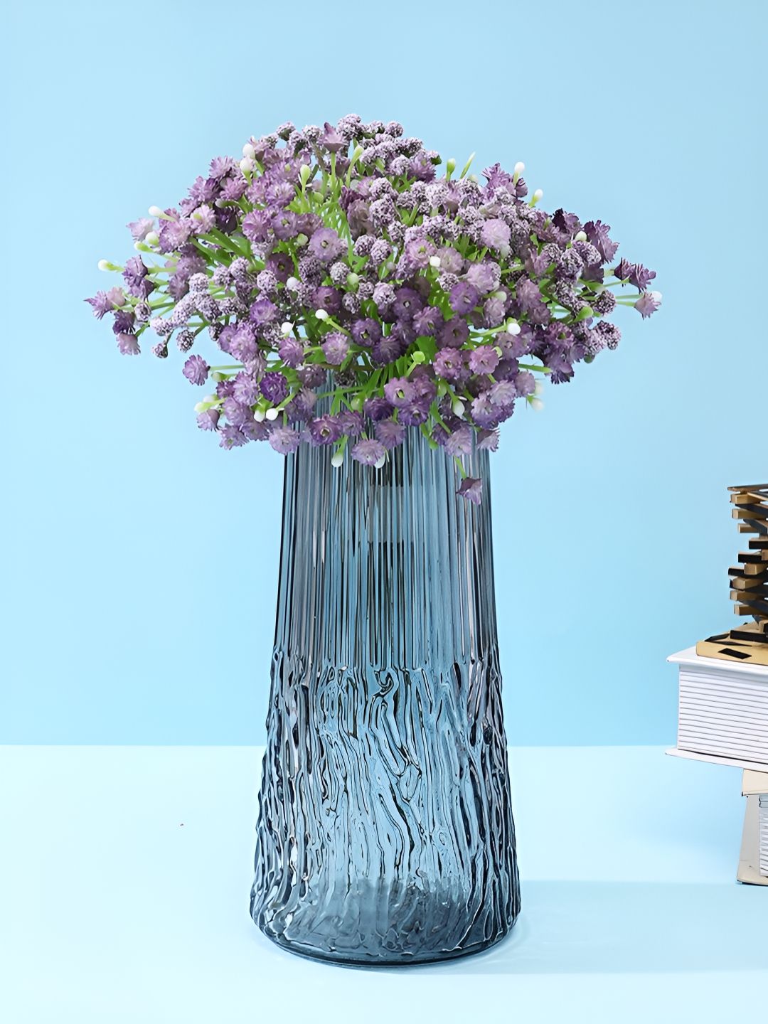 Myntra Elegant Homes Purple 2 Pieces Gypsophilia Artificial Flower-picture-37