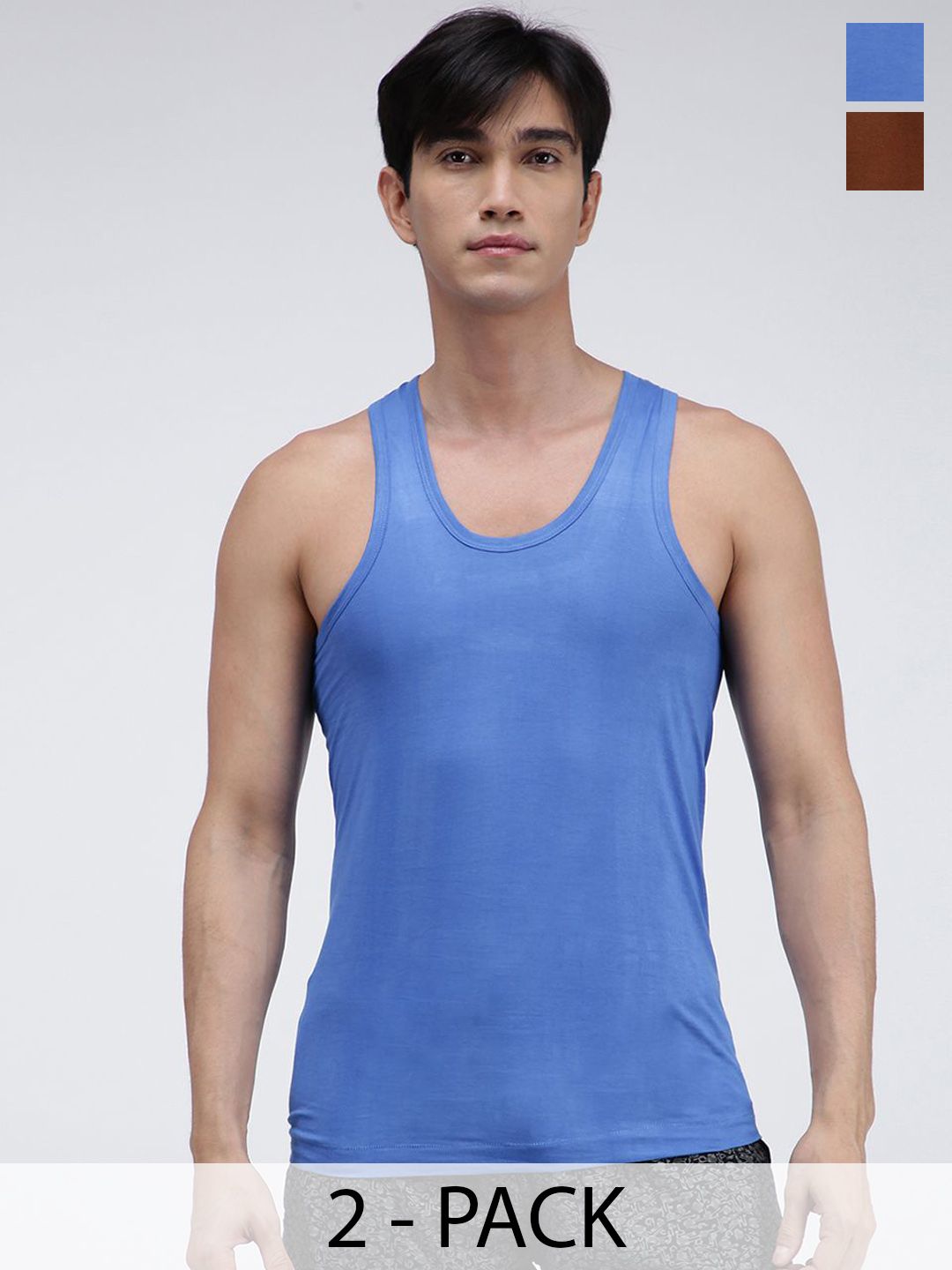 AMUL COMFY Pack Of 2 Pure Cotton Undershirt Innerwear Vests AC-CVESTRN-SB-LB-XS-2PC-picture-29