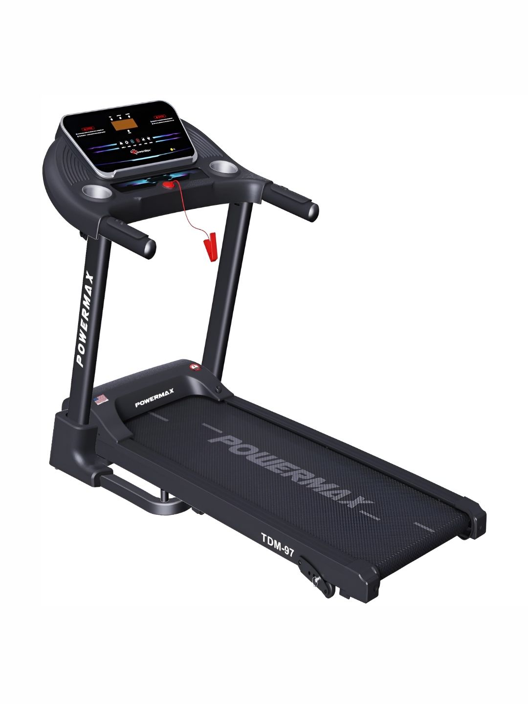 PowerMax Fitness TDM-97 (2HP Peak) Motorized Treadmill