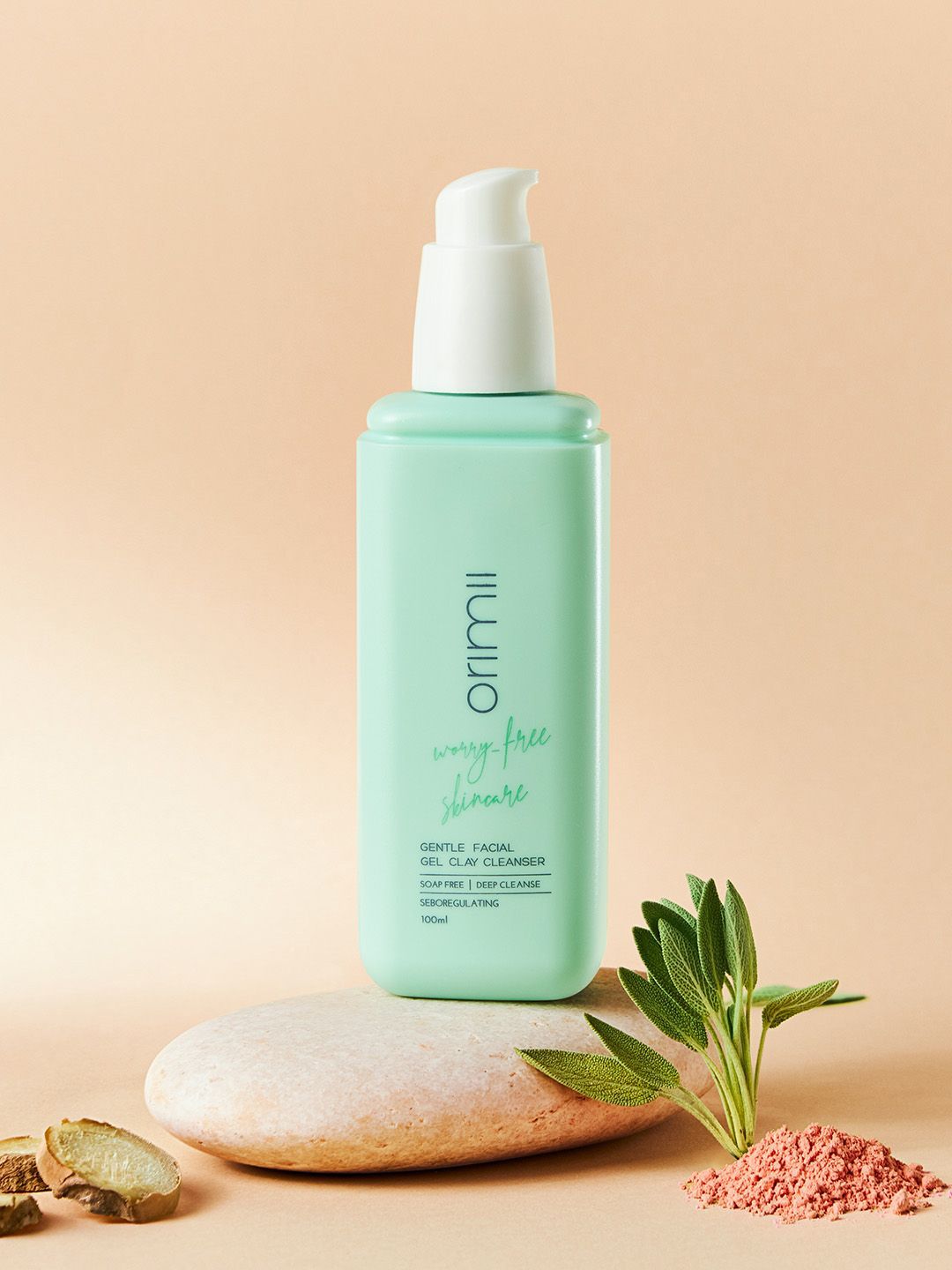 Orimii Gentle Facial Gel Clay Cleanser For Deep Cleansing & Oil Control - 100 ml-image-33