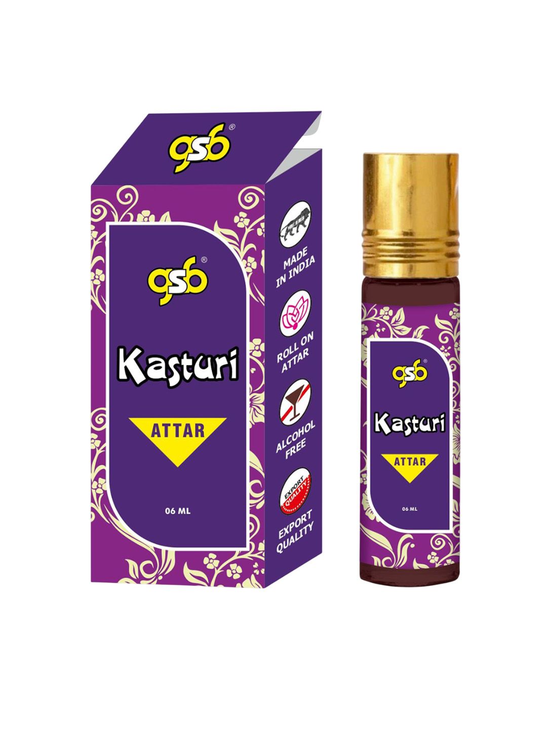 GSB Kasturi Alcohol Free Long Lasting Attar - 6 ml-picture-27