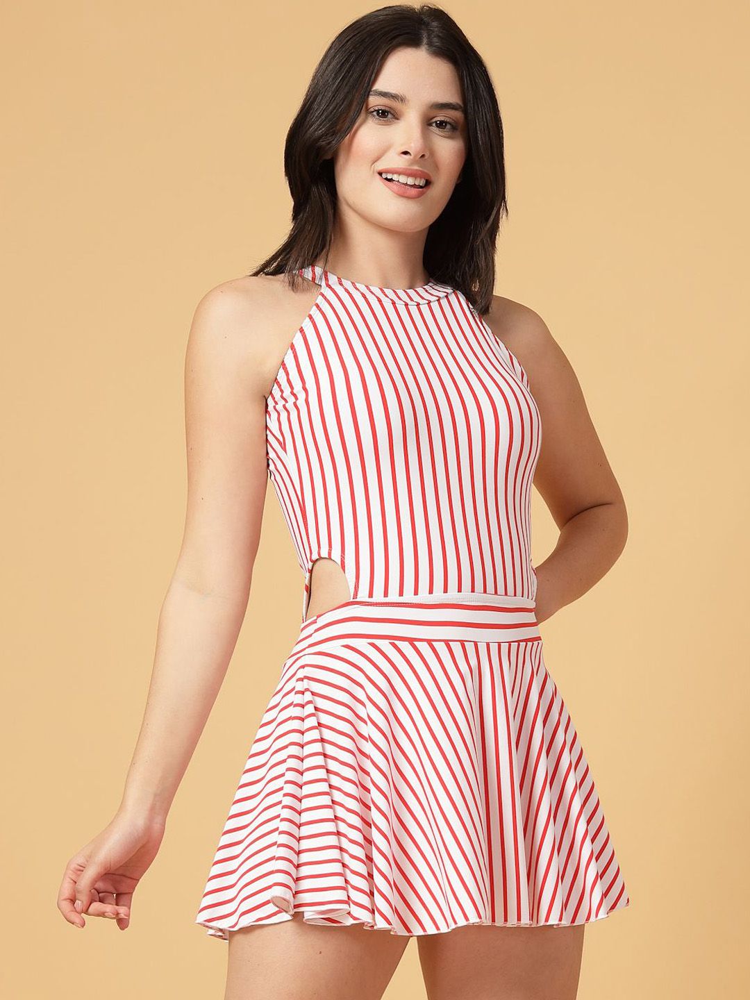 CUKOO Striped Swimming Dress-picture-19