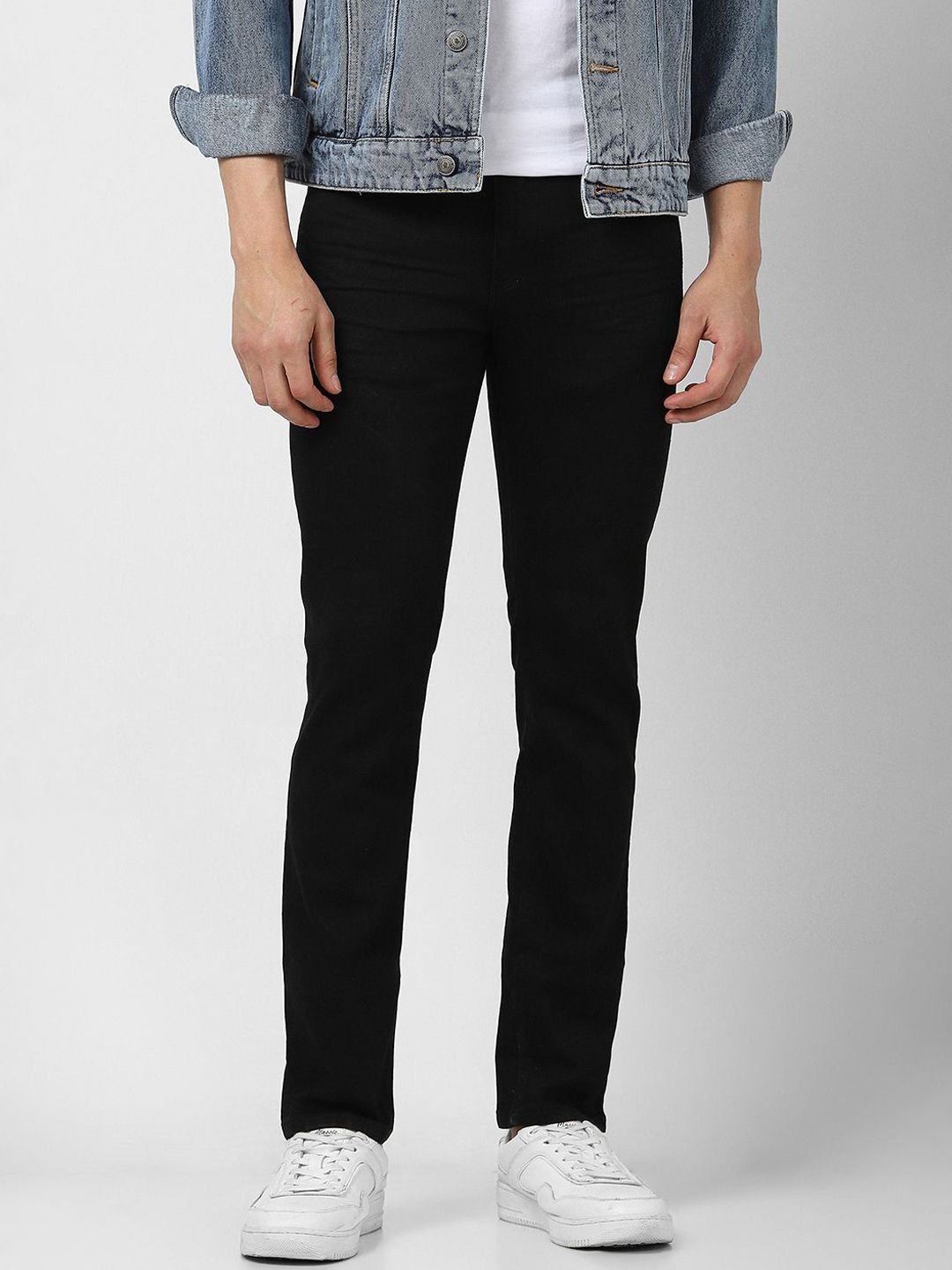 VAN HEUSEN DENIM LABS Men Cotton Mid-Rise Slim Fit Jeans-picture-16
