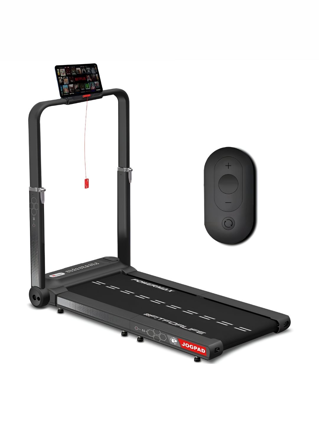 PowerMax Fitness JOGPAD (4HP Peak) Motorized Foldable Treadmill for Home-picture-33