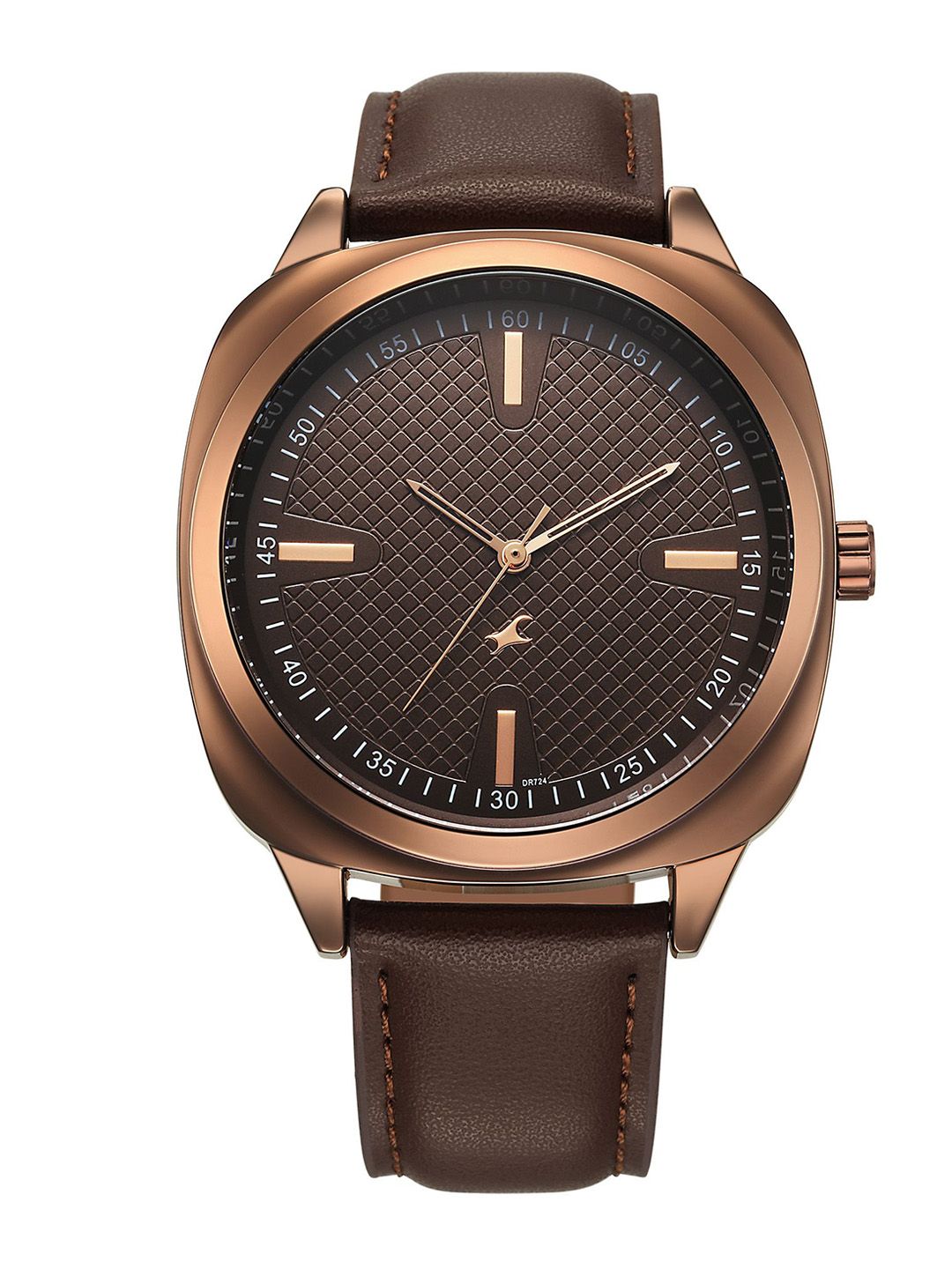 Fastrack Men Patterned Dial & Leather Straps Analogue Watch 38161QL01-image-32