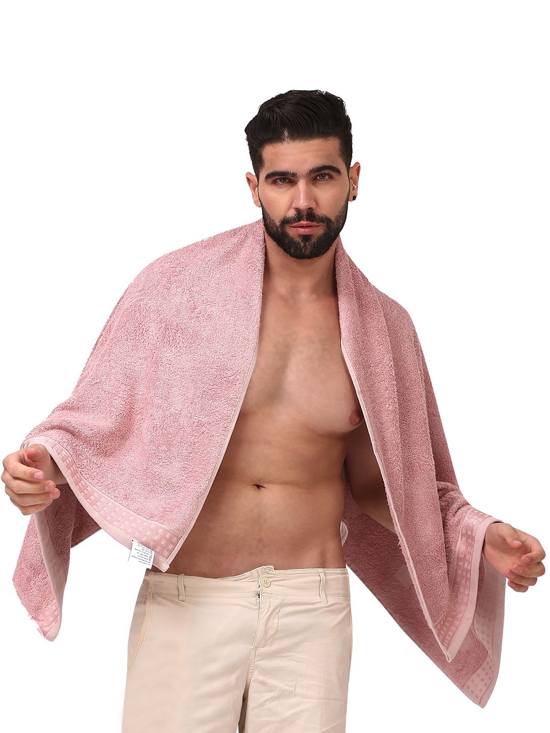 Dollar Pink Bamboo 600 GSM Bath Towel-picture-38