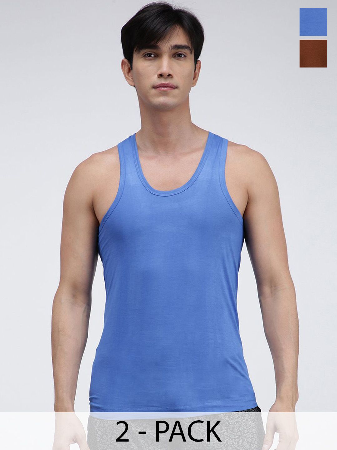 AMUL COMFY Pack Of 2 Pure Cotton Undershirt Innerwear Vests AC-CVESTRN-MULTI-S-2PC-picture-57