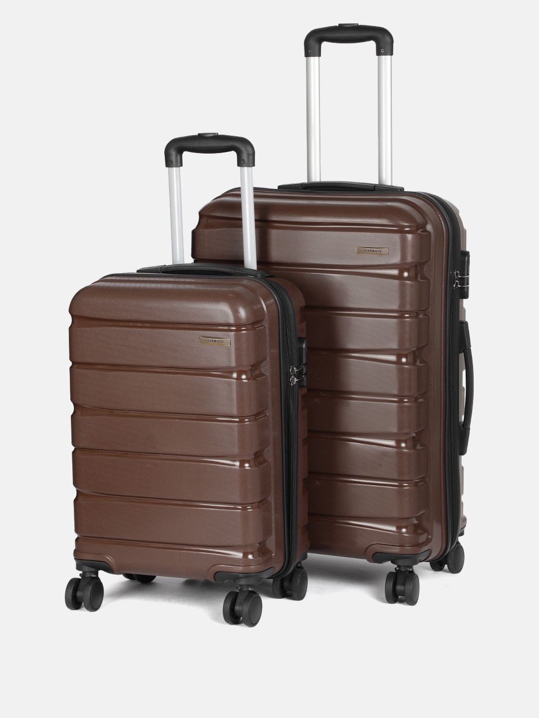 Teakwood Leathers Set of 2 Hard Sided 360-Degree Rotation Trolley Bag - 95L-picture-21