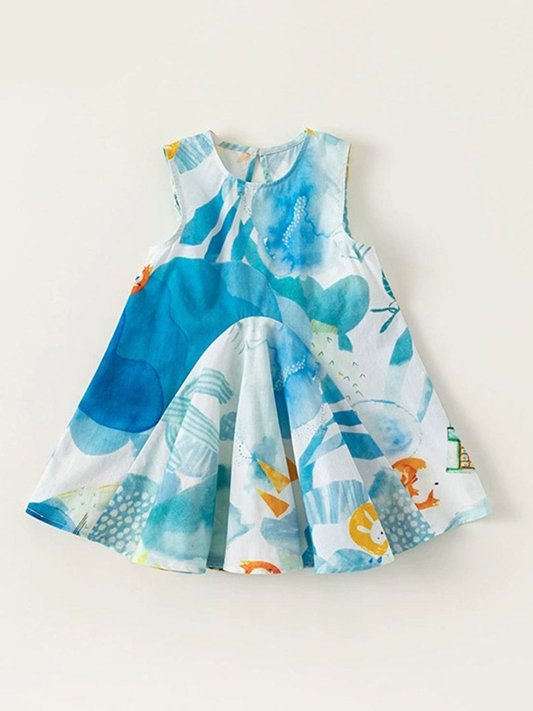 LULU & SKY Floral Print A-Line Dress-picture-53