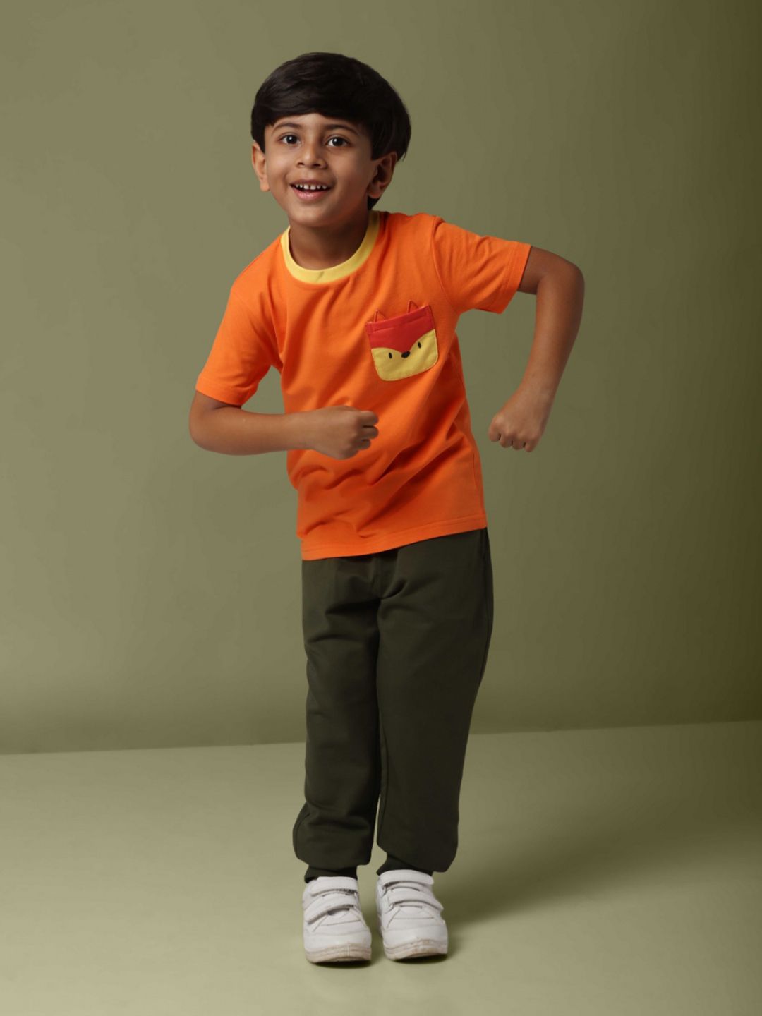 PILOLO Unisex Kids Graphic Printed Round Neck Cotton T-shirt-picture-26