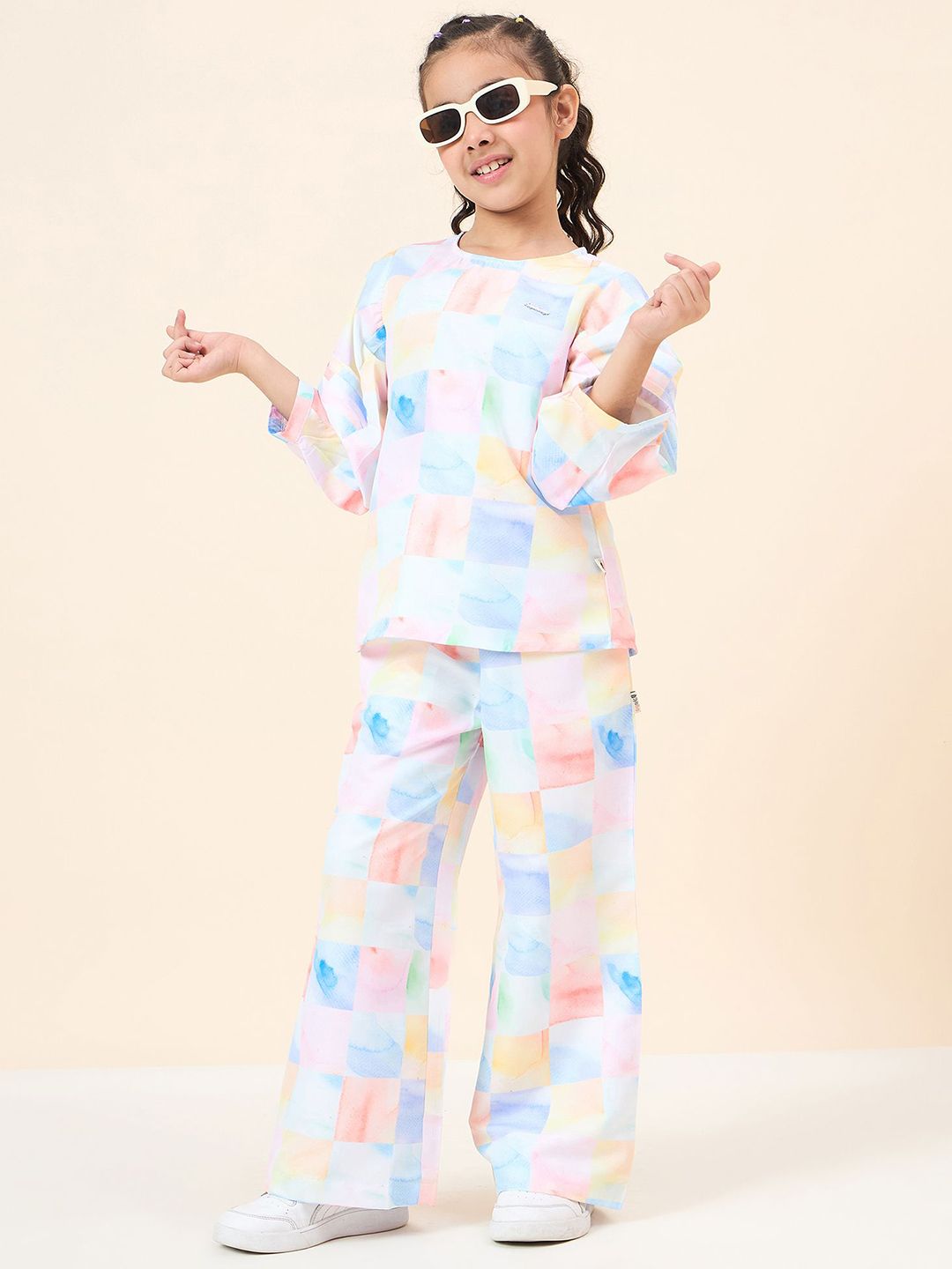 Stylo Bug Girls Printed Top with Trousers-picture-20