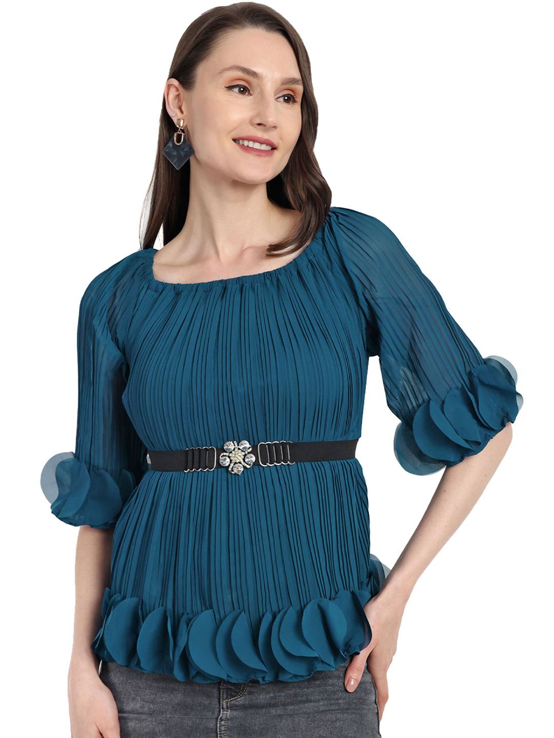 HAUTEMODA Georgette Top-picture-26