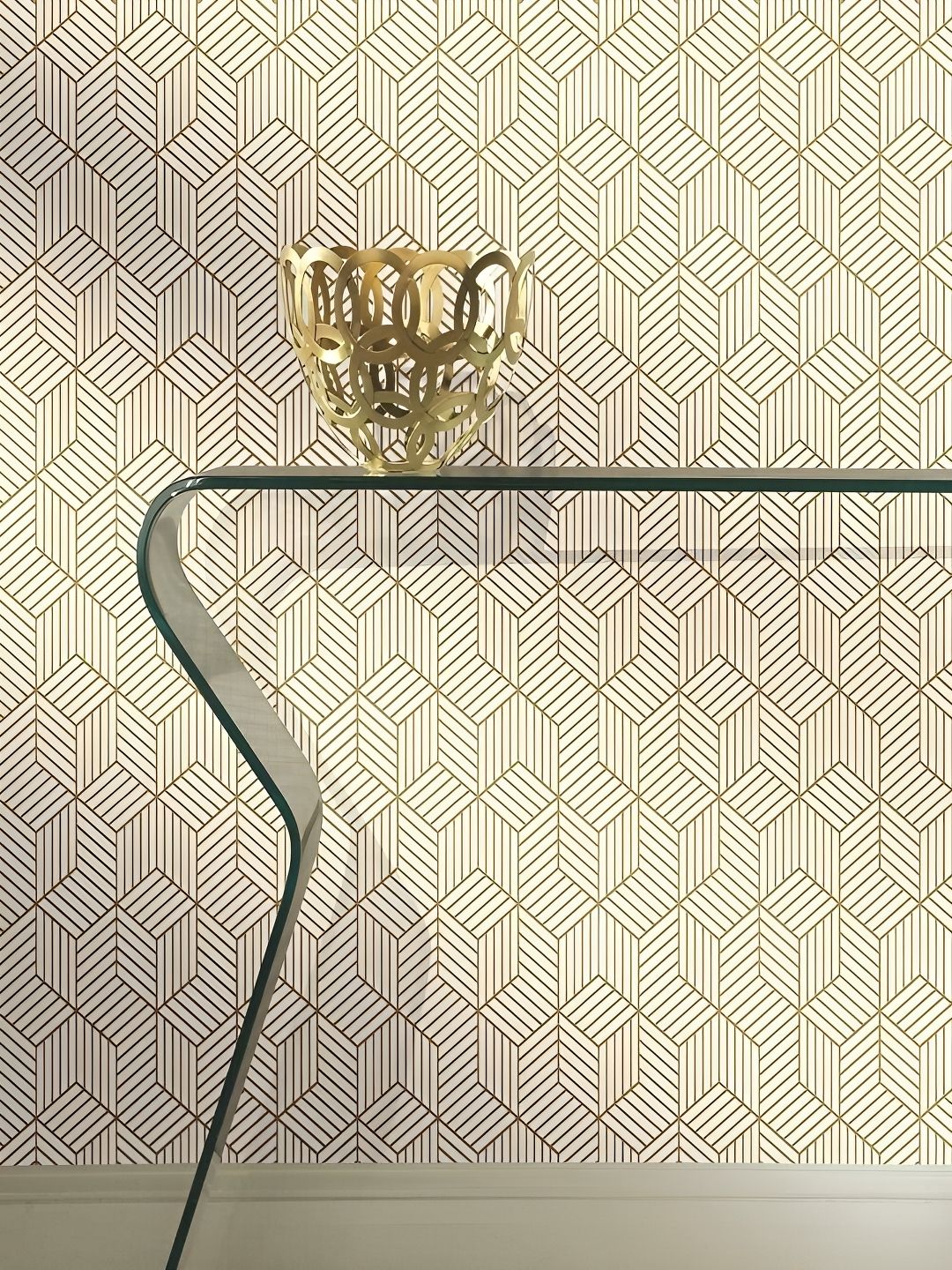 ANNA CREATIONS Off-White Printed Self-Adhesive Waterproof Wallpaper-picture-33