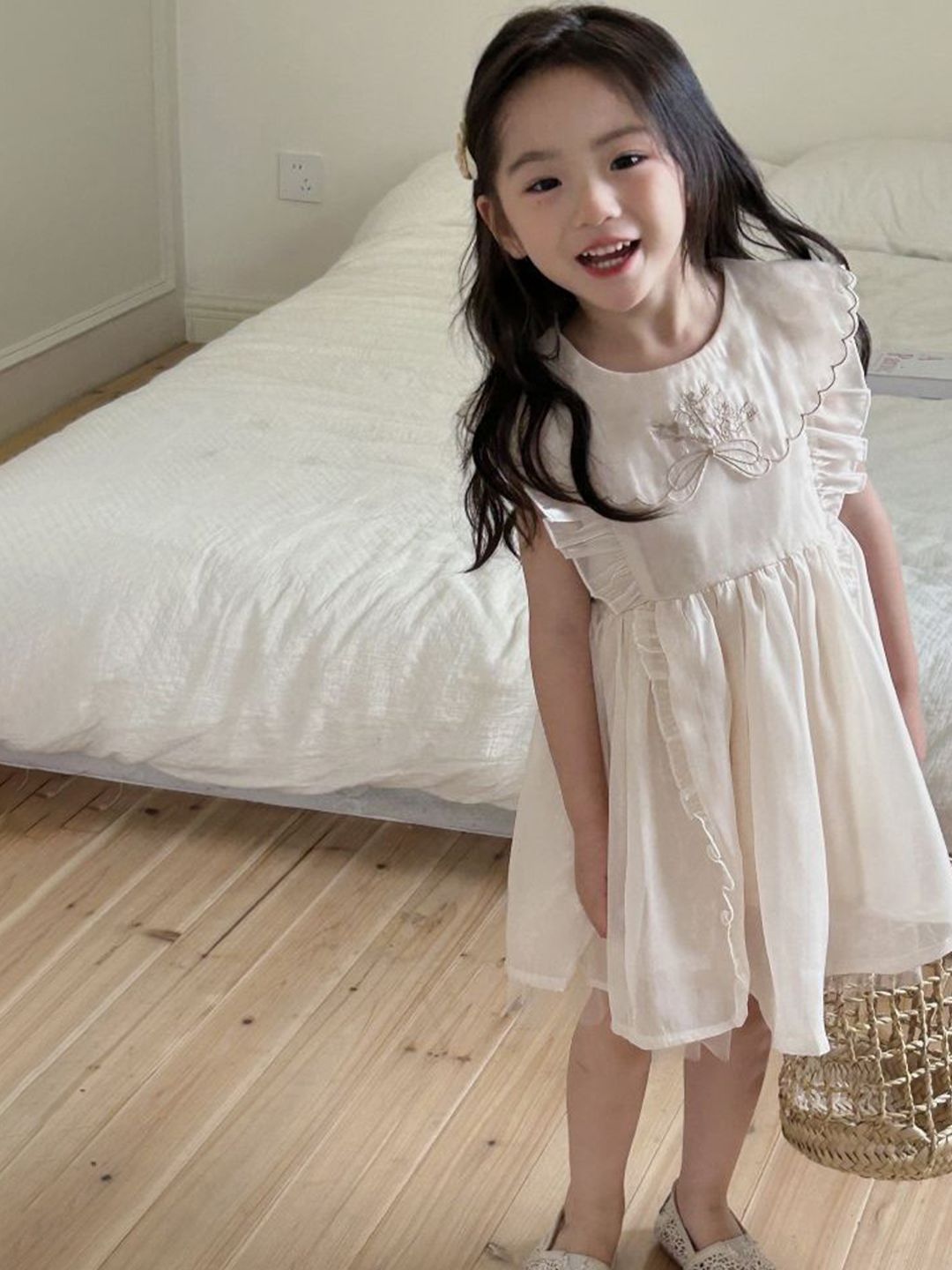 LULU & SKY Flutter Sleeve Fit & Flare Dress-picture-24