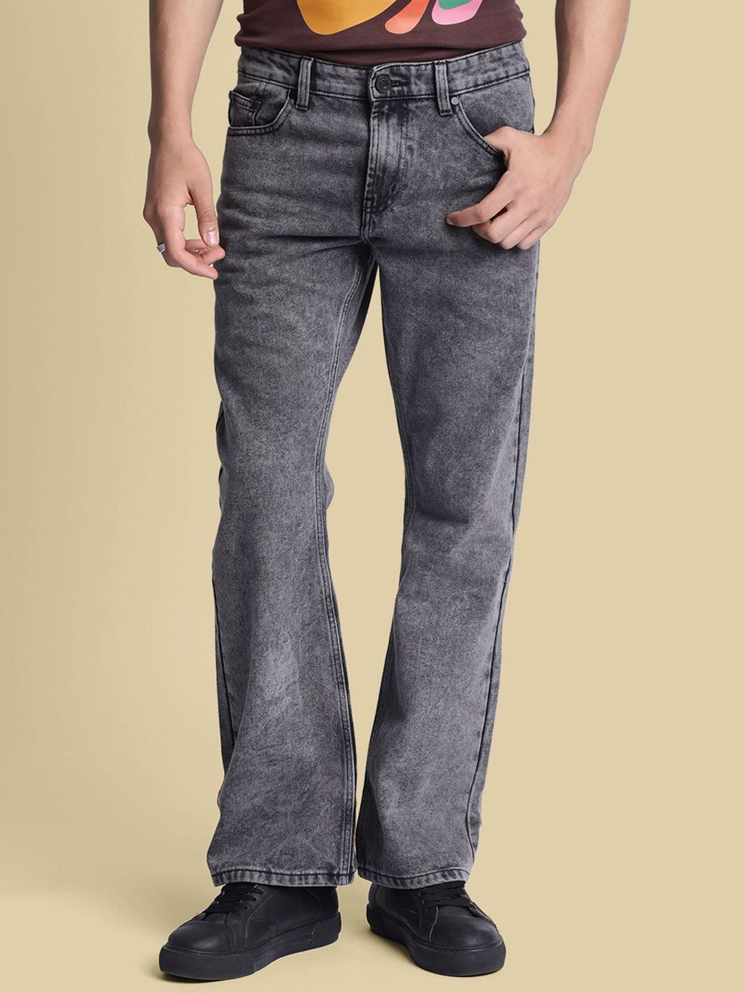 Bene Kleed Men Bootcut Heavy Fade Jeans-image-42