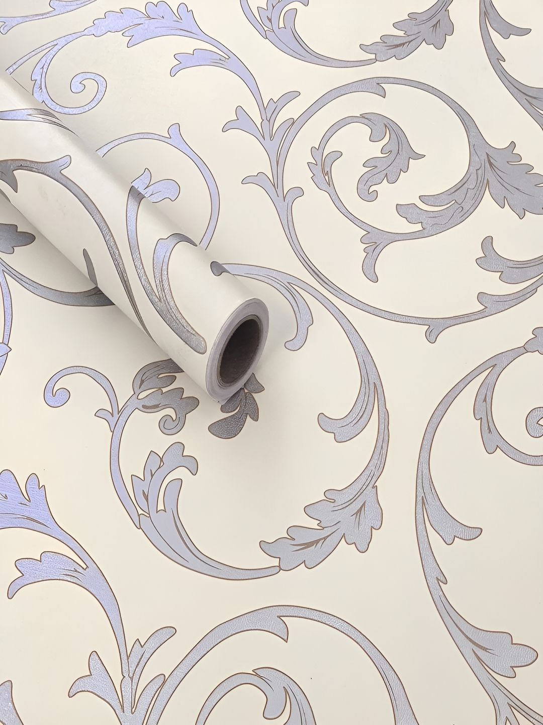 ANNA CREATIONS White Printed Self-Adhesive Waterproof Wallpaper-picture-23