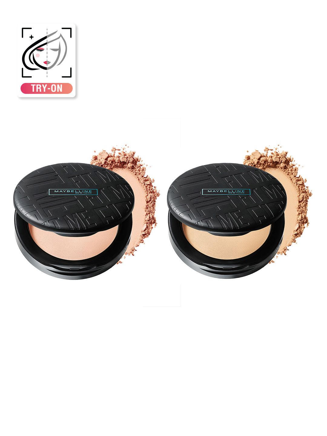 Maybelline New York 2-Pcs Fit Me Matte+Poreless SPF32 Compact - Ivory 115 & Warm Nude 128-image-30