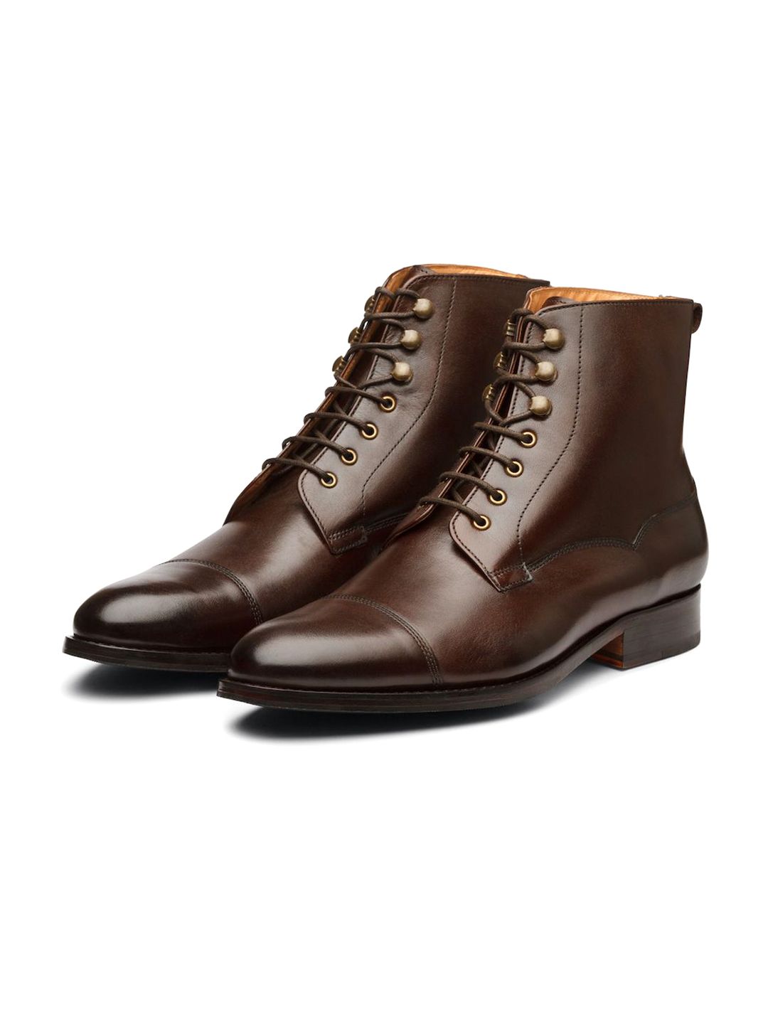 3DM Lifestyle Men Leather Round Toe Boots-image-3